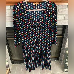 Colorful Polka Dot Dress